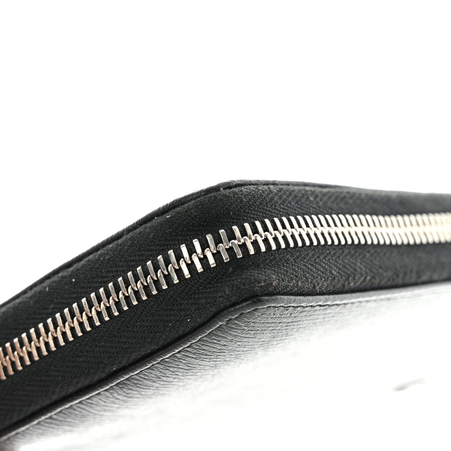 Calfskin GG Zip Around Wallet Black