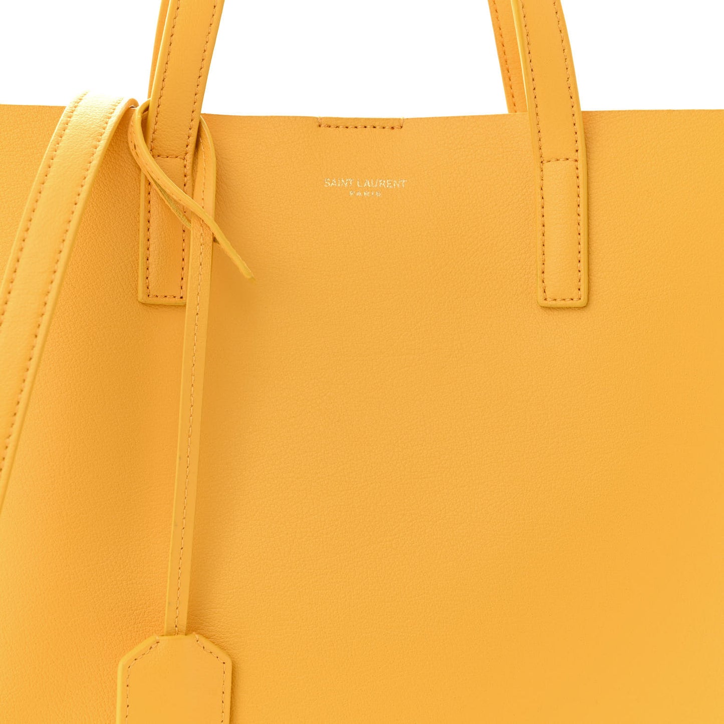 Calfskin Toy Shopping Tote Yellow