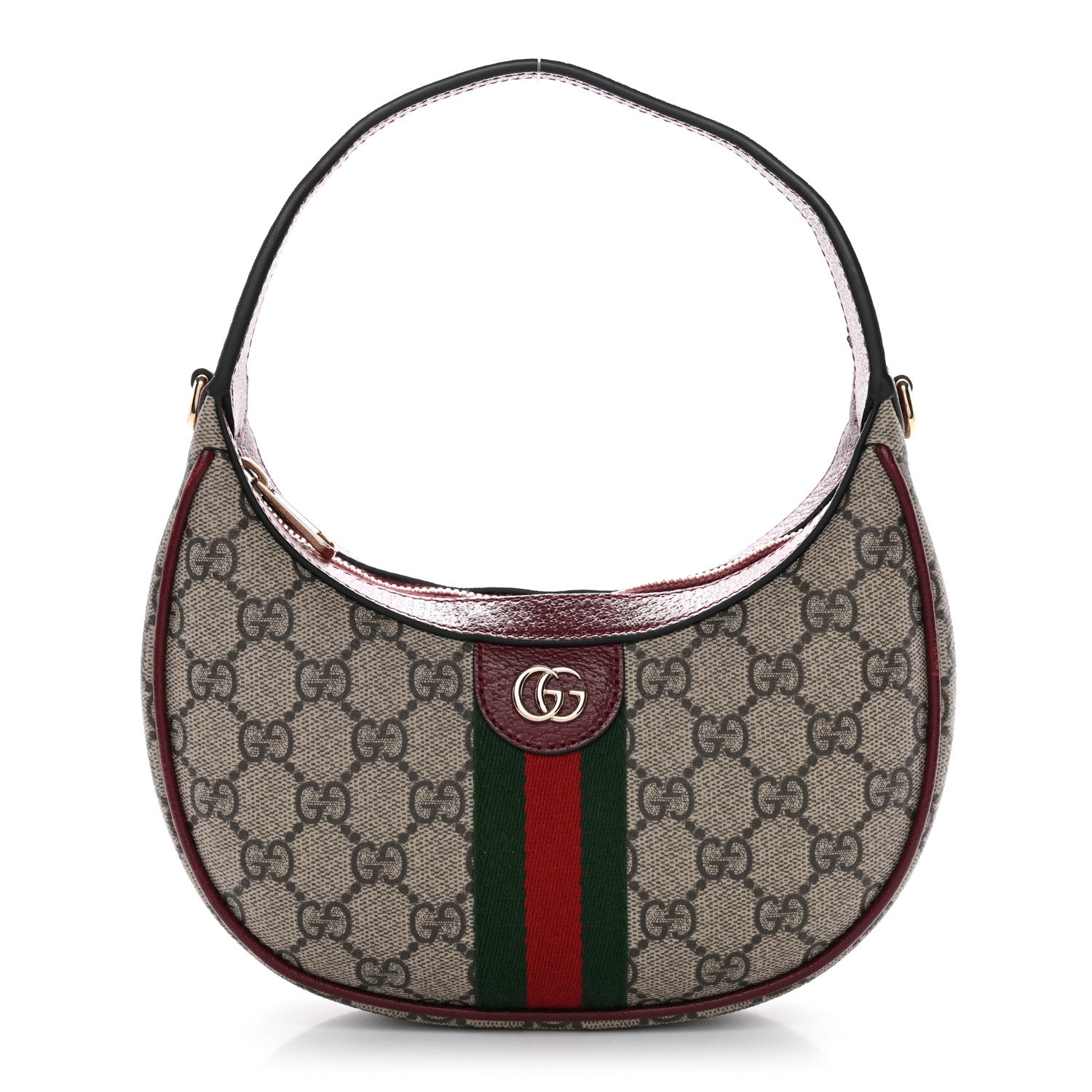 Gucci GG Supreme Monogram Textured Dollar Calfskin Small Ophidia