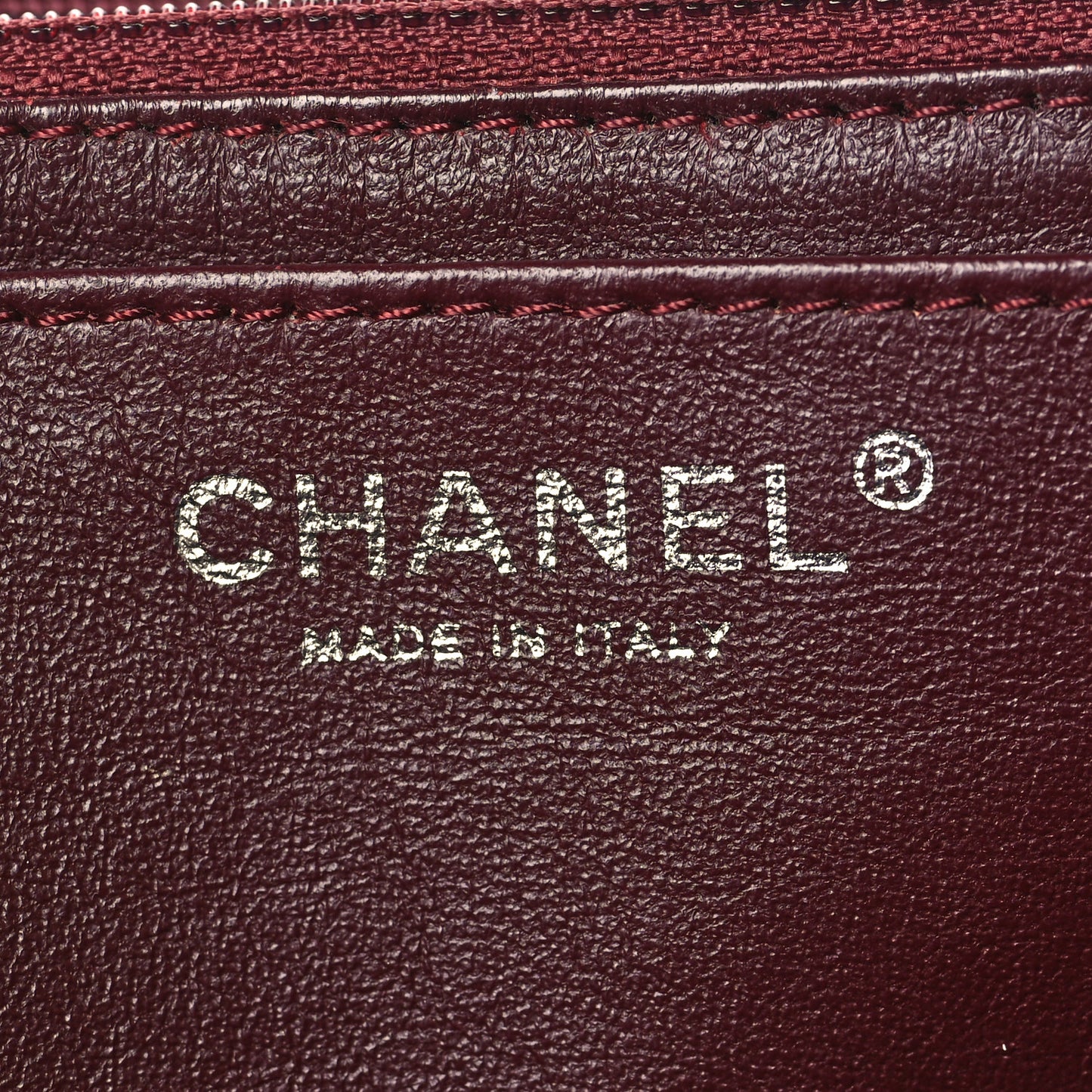 Lambskin Quilted Jumbo Single Flap Dark Red