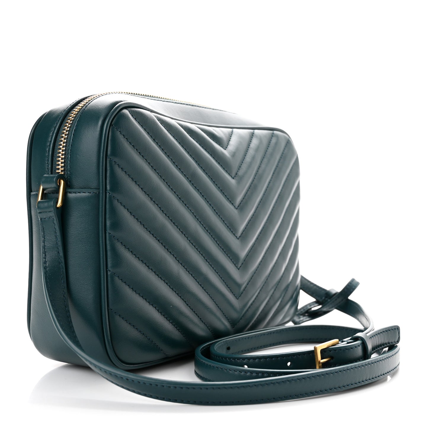 Calfskin Matelasse Monogram Lou Camera Bag Sea Turquoise