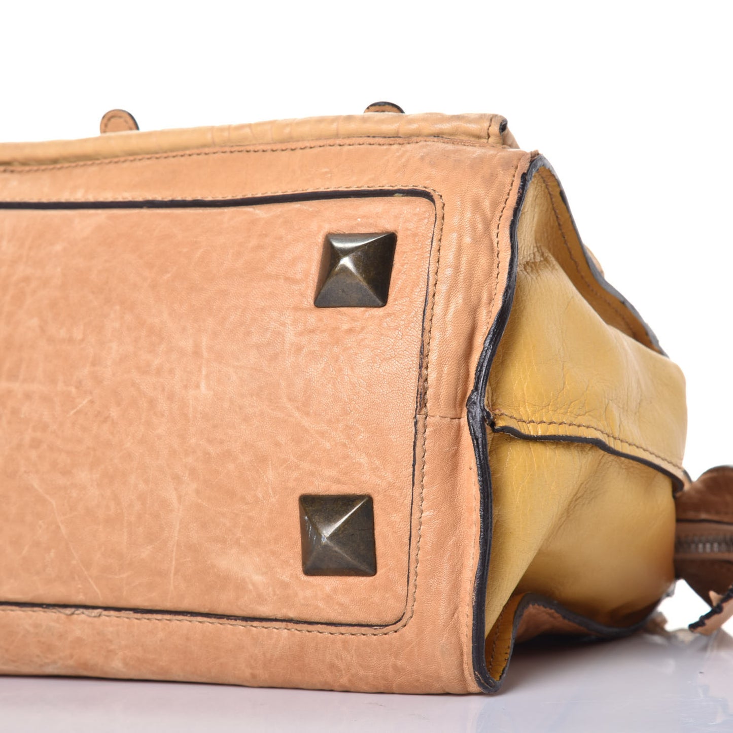 Goatskin Elvire Tote Beige