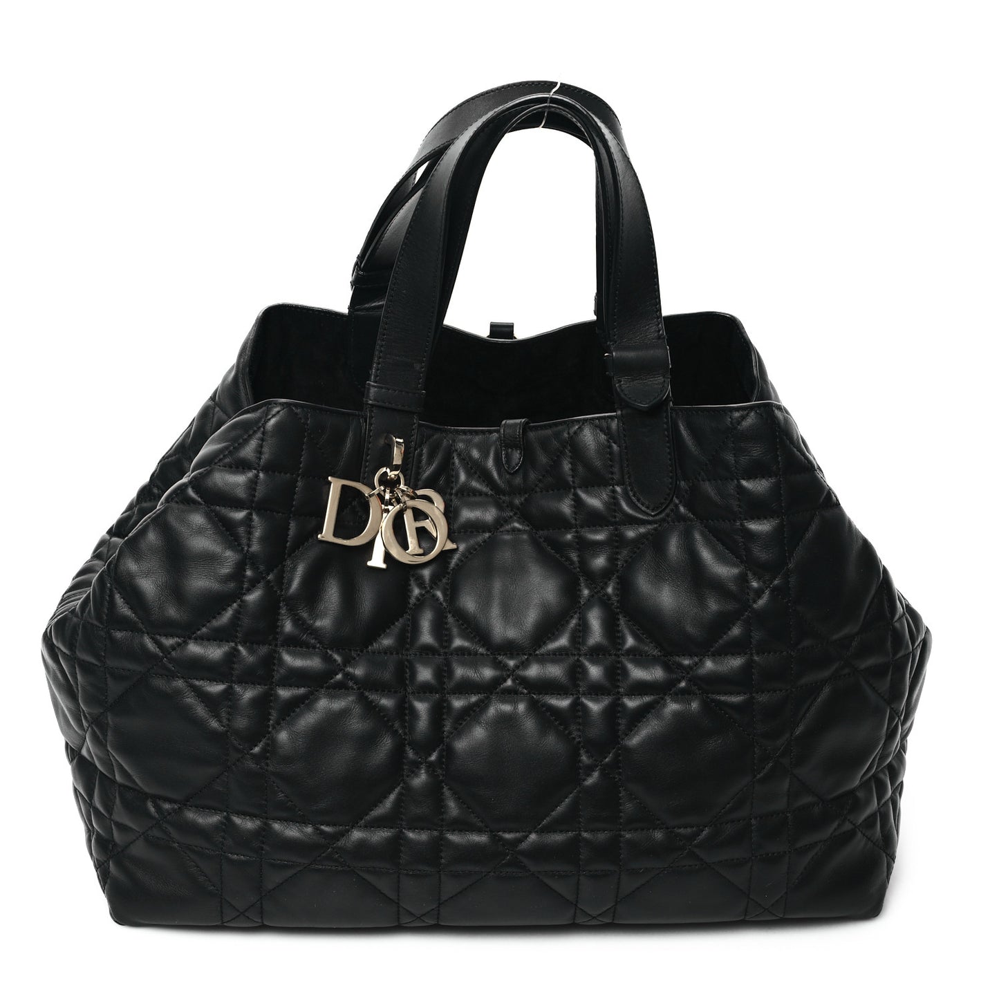 Calfskin Macrocannage Large Toujours Black