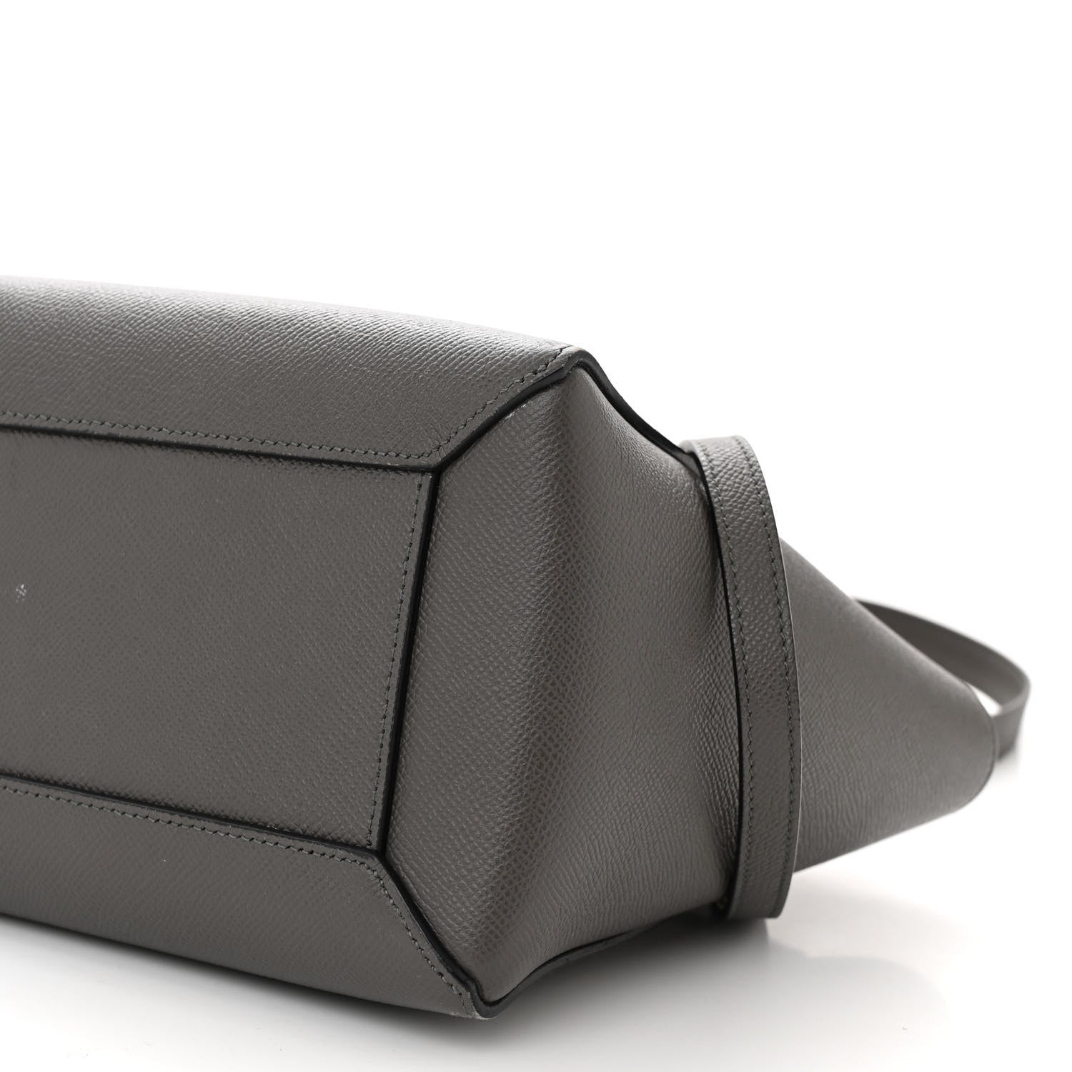 Celine Grained Calfskin Micro Belt Bag Grey 11 of 12