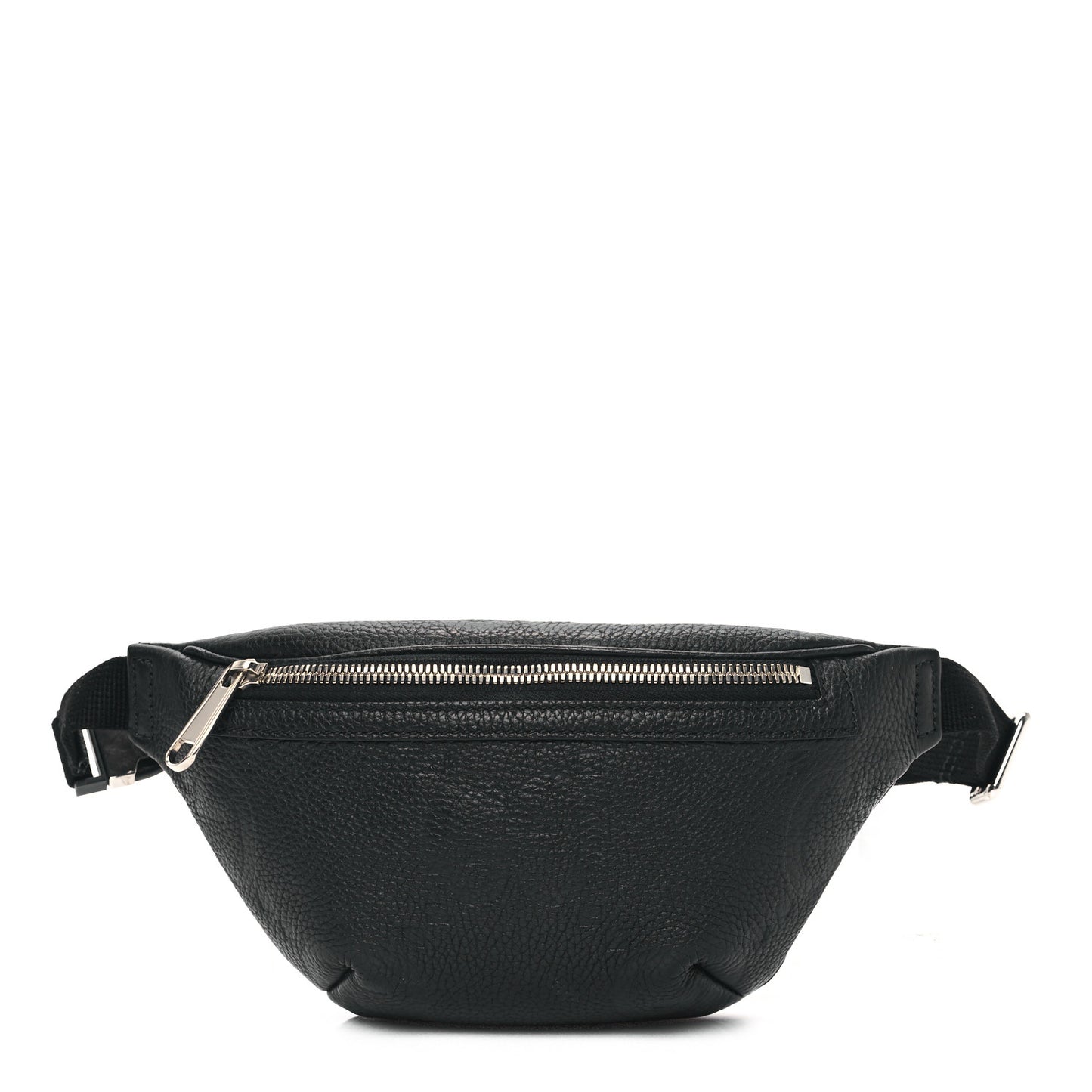Piuma Calfskin Jumbo GG Embossed Small Belt Bag Black