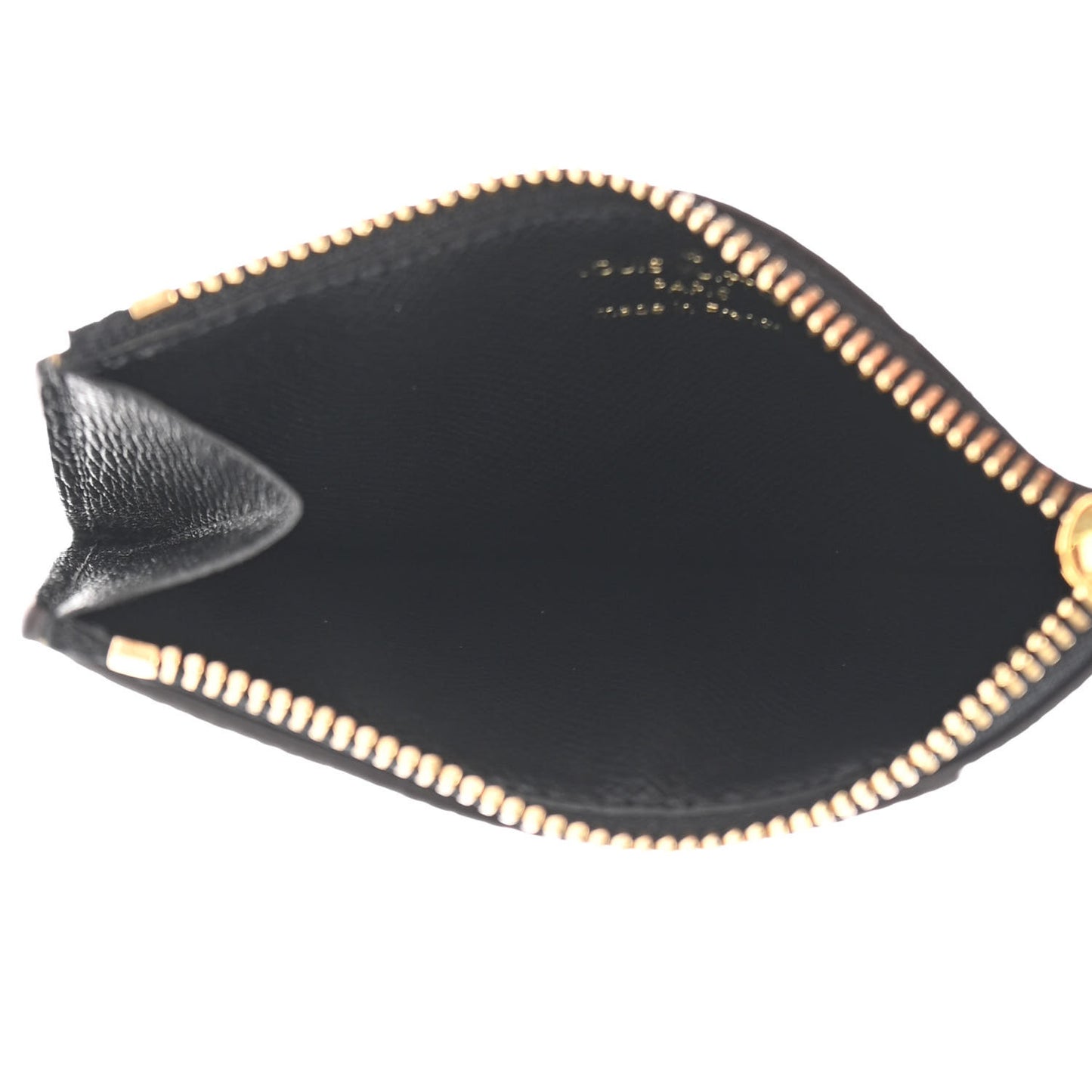 Reverse Monogram Zipped Romy Card Holder