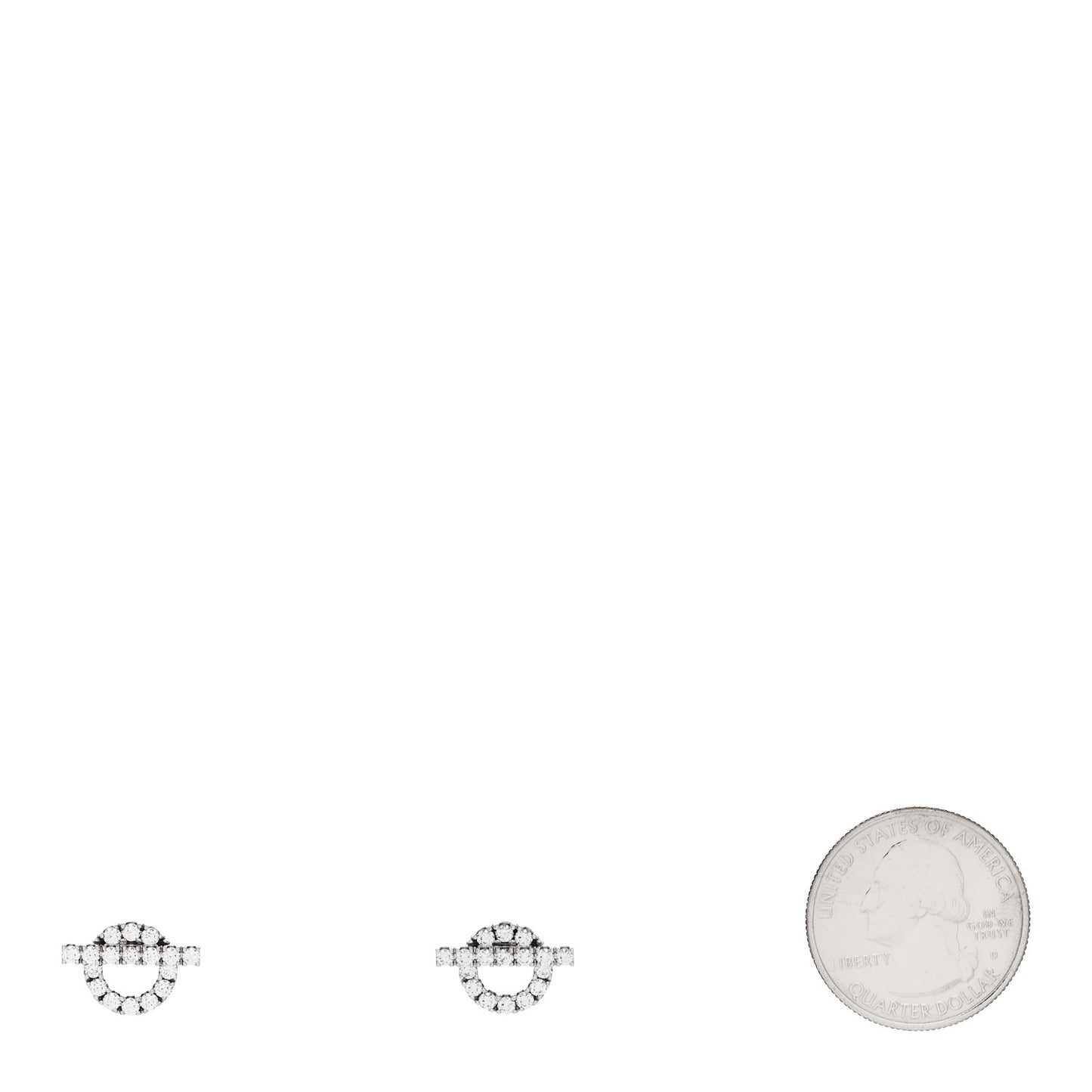 18K White Gold Diamond Finesse Earrings