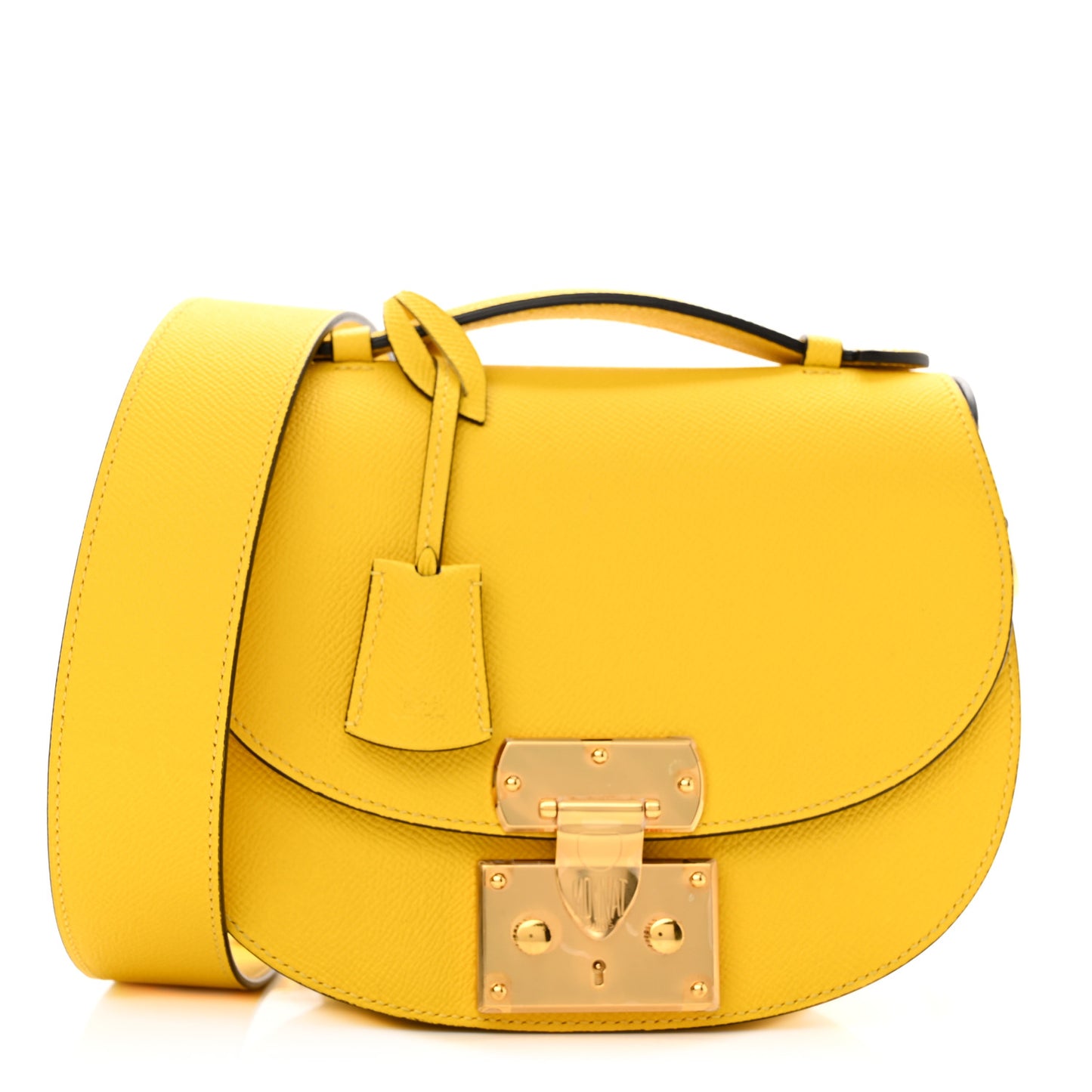 Carat Calfskin Flori PM Citrine