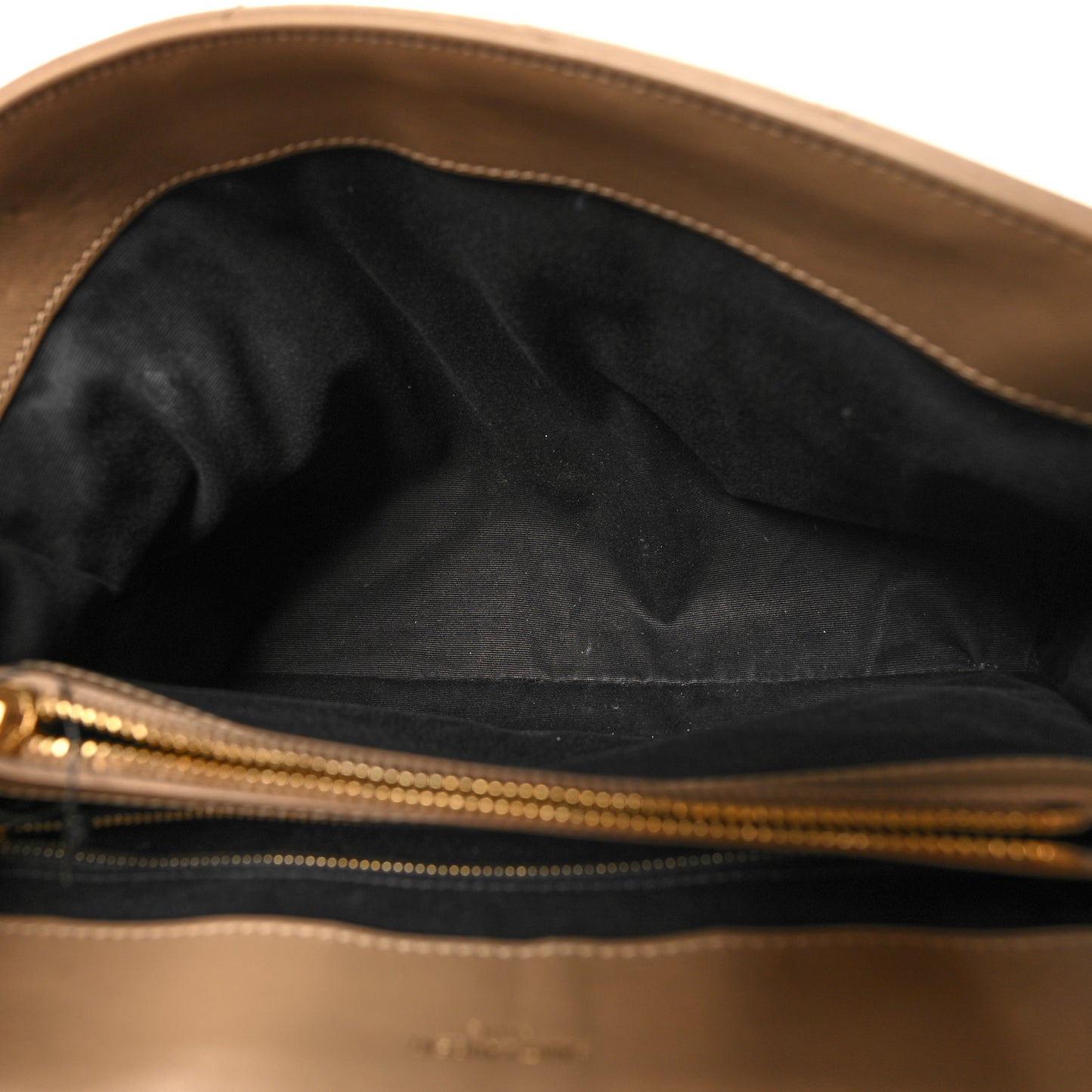 Calfskin Y Quilted Monogram Medium Loulou Chain Satchel Dark Latte
