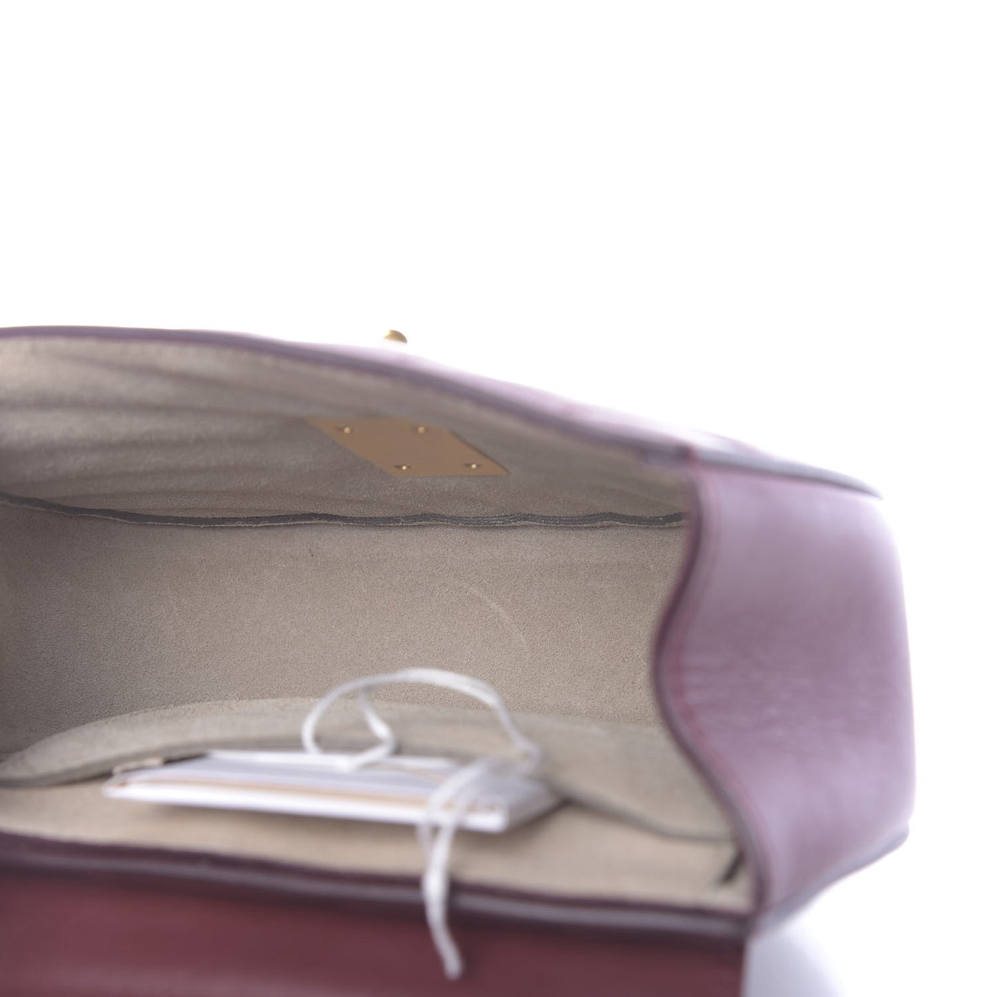 Calfskin Quilted Mini Drew Bijou Shoulder Bag Plum Purple