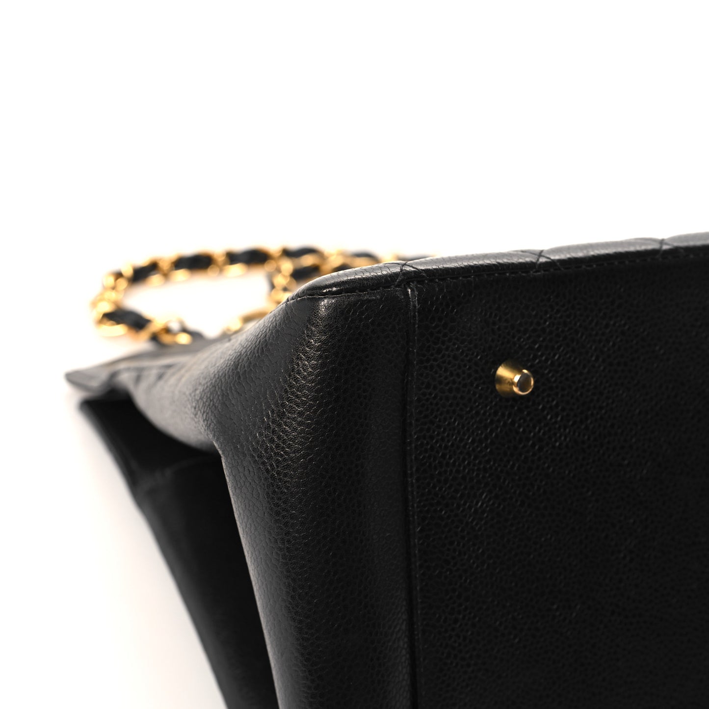 Caviar Quilted Grand Timeless Tote GTT Black