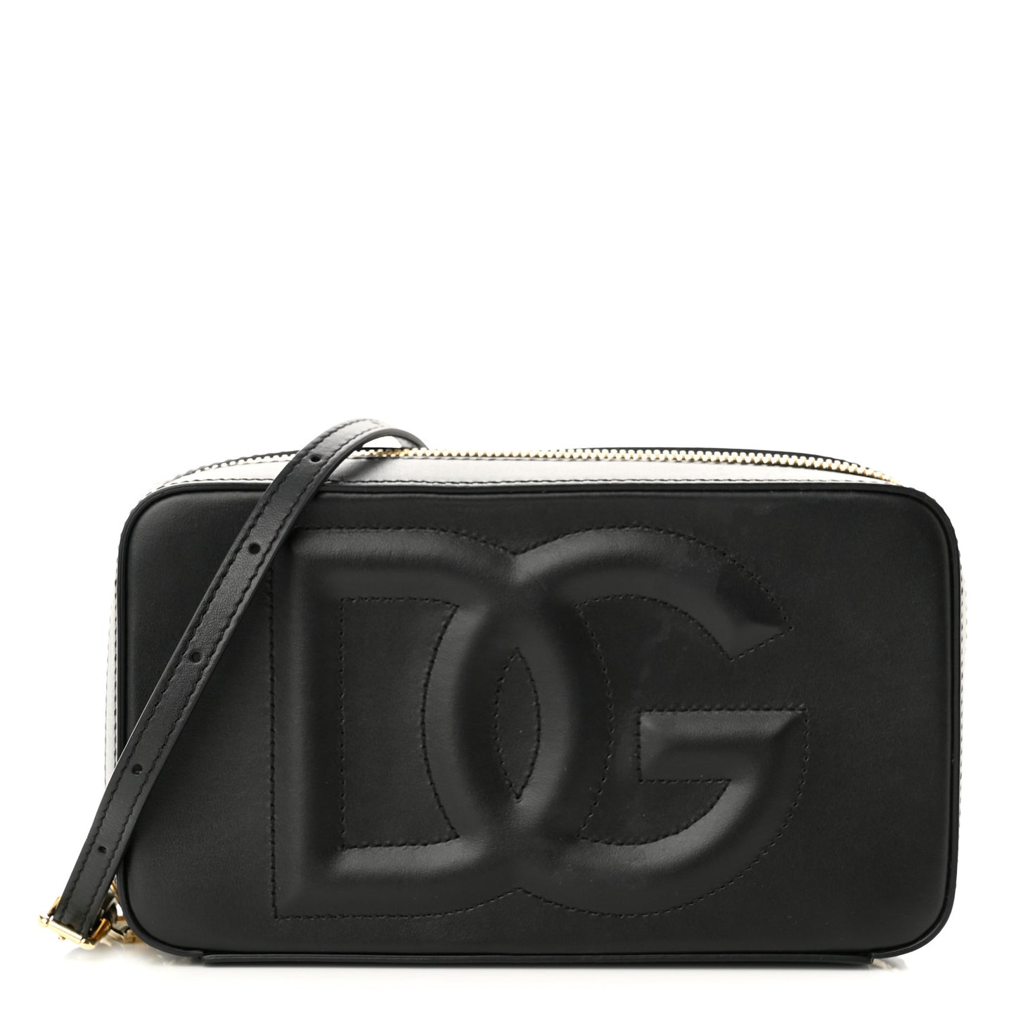 Calfskin DG Crossbody Black