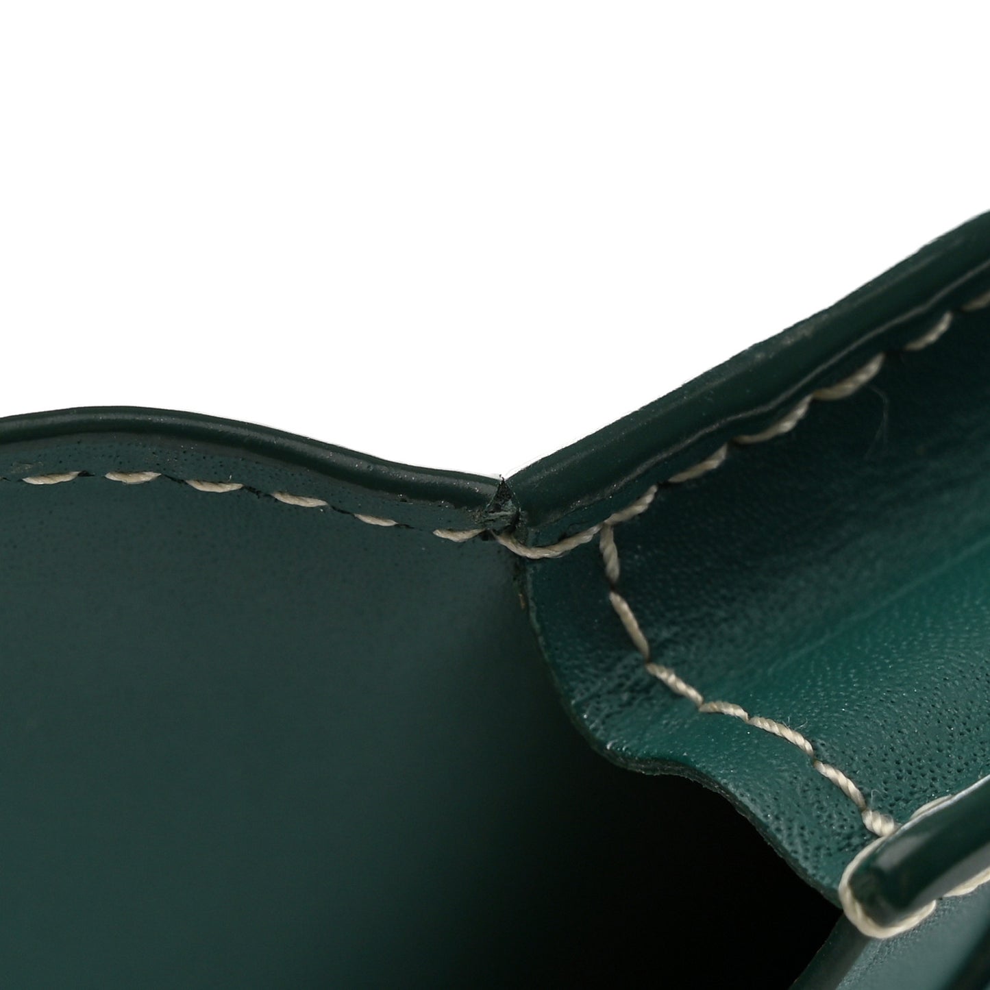 Goyardine Business Card Holder Green