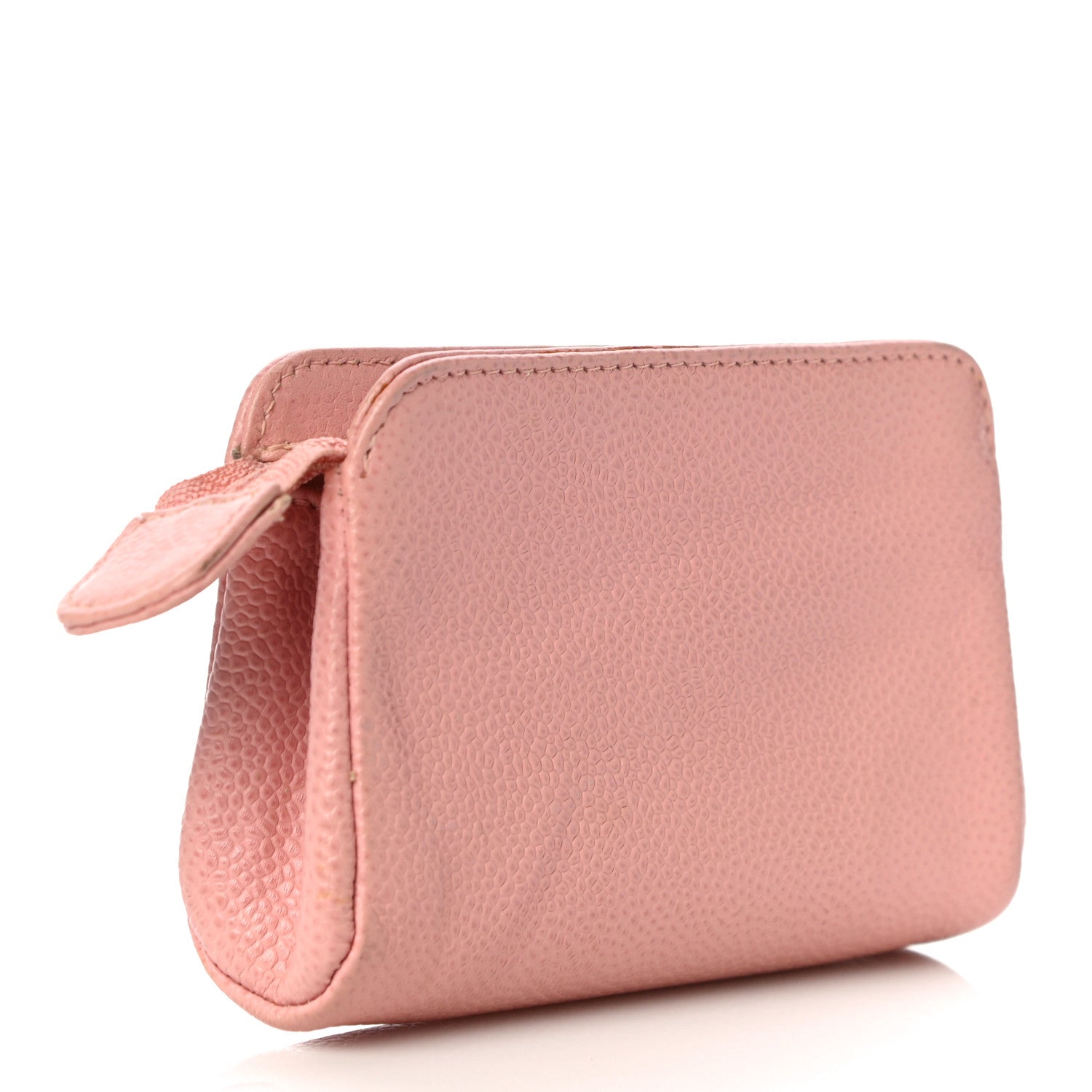 Chanel Caviar Timeless CC Cosmetic Pouch Light Pink 3 of 19