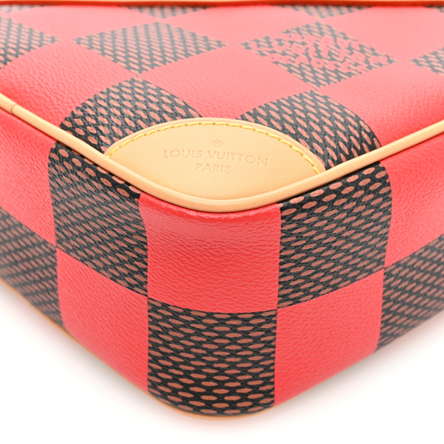 Louis Vuitton Damier Pop Chess Messenger Red 9 of 9