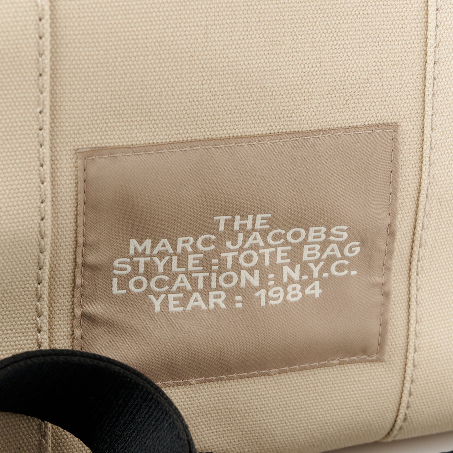 Cotton Canvas Medium The Traveler Tote Bag Beige