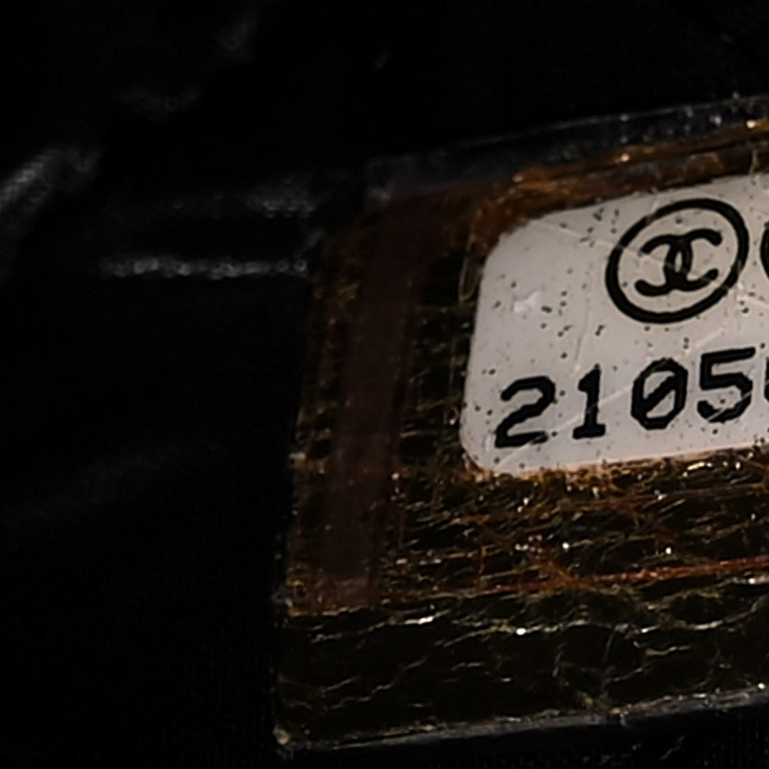 Chanel Metallic Lambskin Medium Je Ne Suis Pas En Solde Pouch Clutch Gold 11 of 11