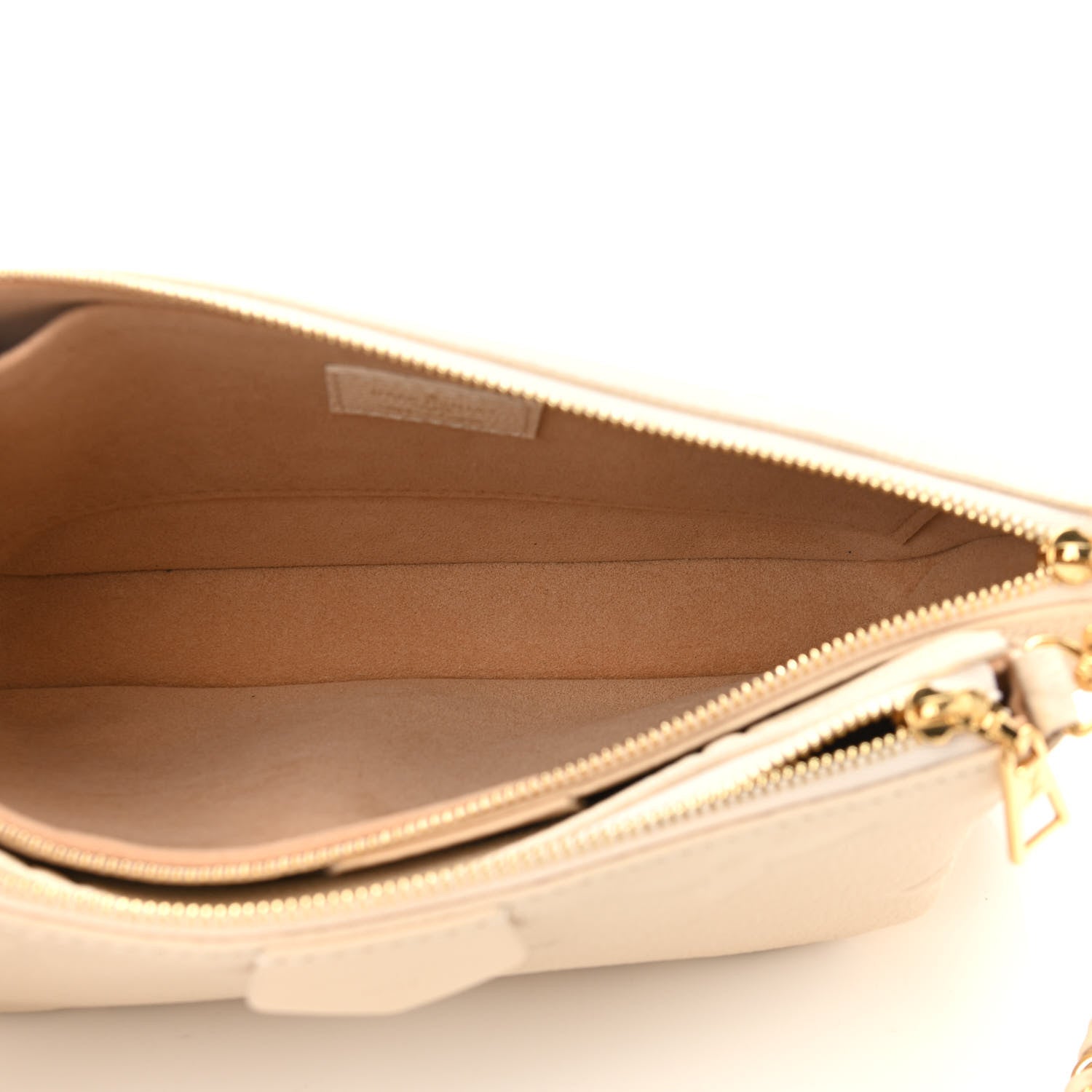Louis Vuitton Empreinte Monogram Giant Multi Pochette Accessories Cream 5 of 10