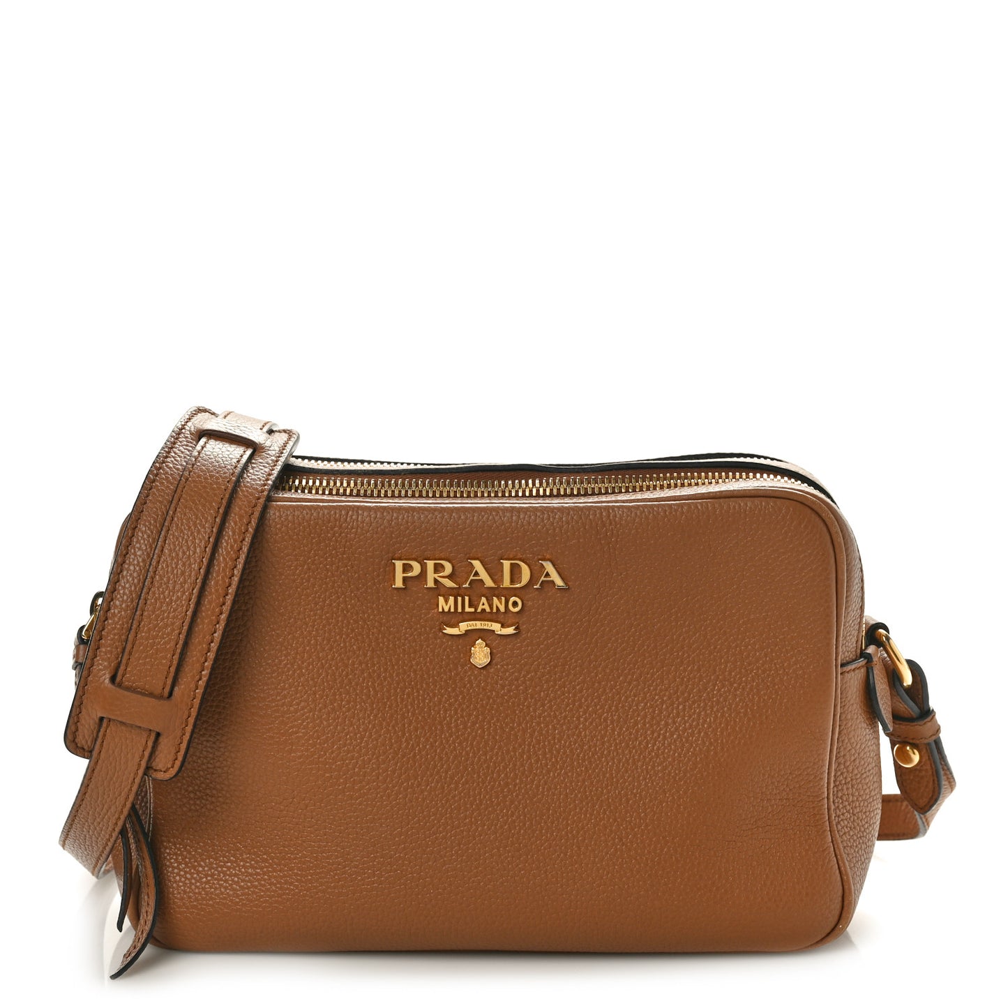 Vitello Phenix Camera Bag Caramel
