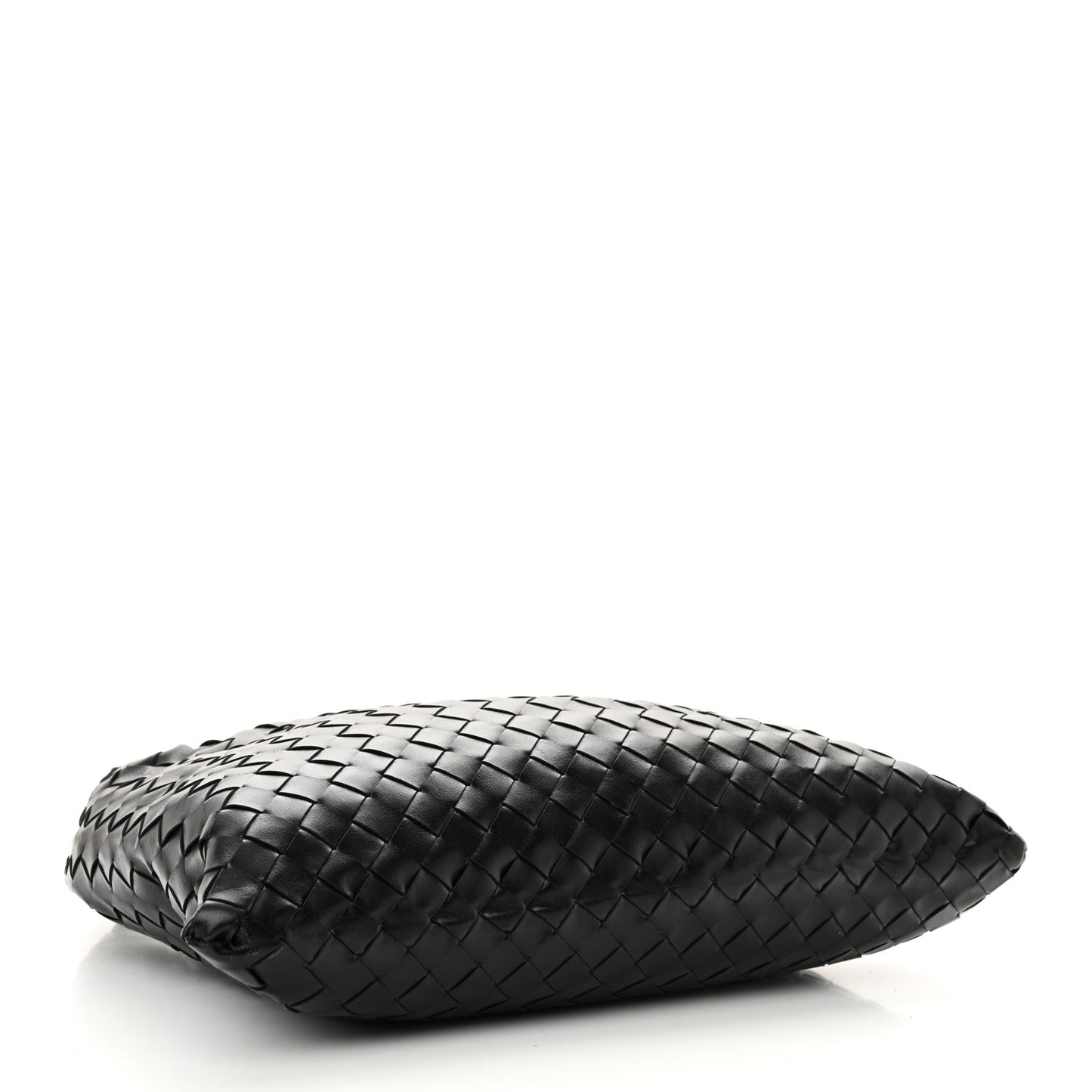 Calfskin Intrecciato Small Hop Black