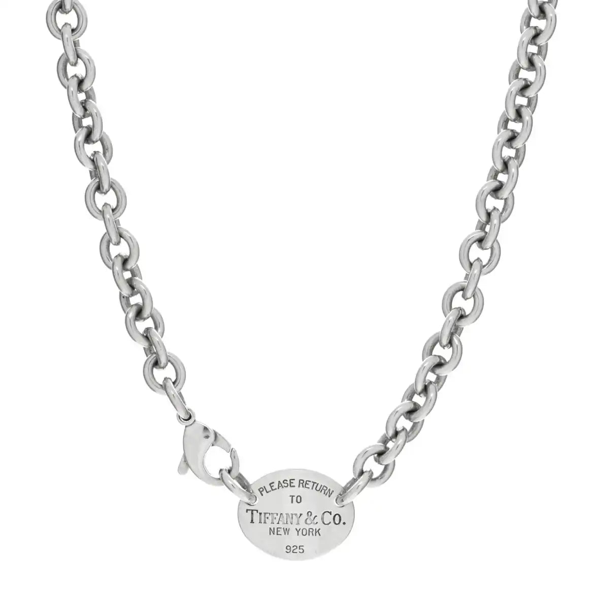 Tiffany Return to Tiffany Oval Tag Choker