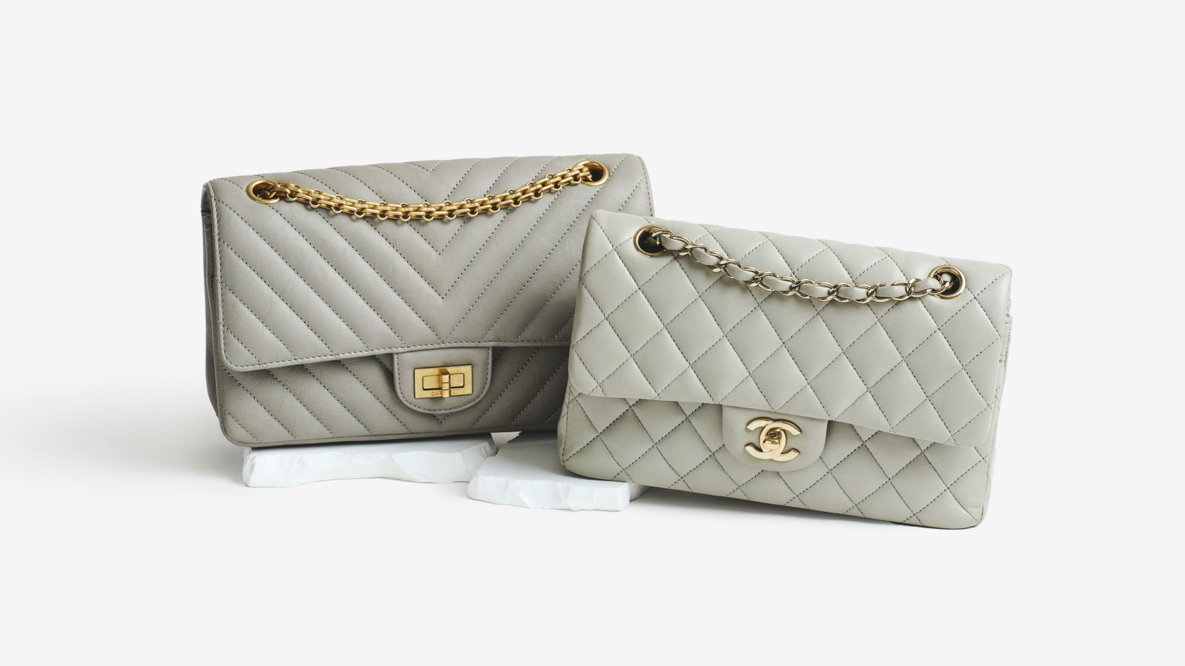 The Chanel Classic Flap vs. the 2.55 Reissue Flap