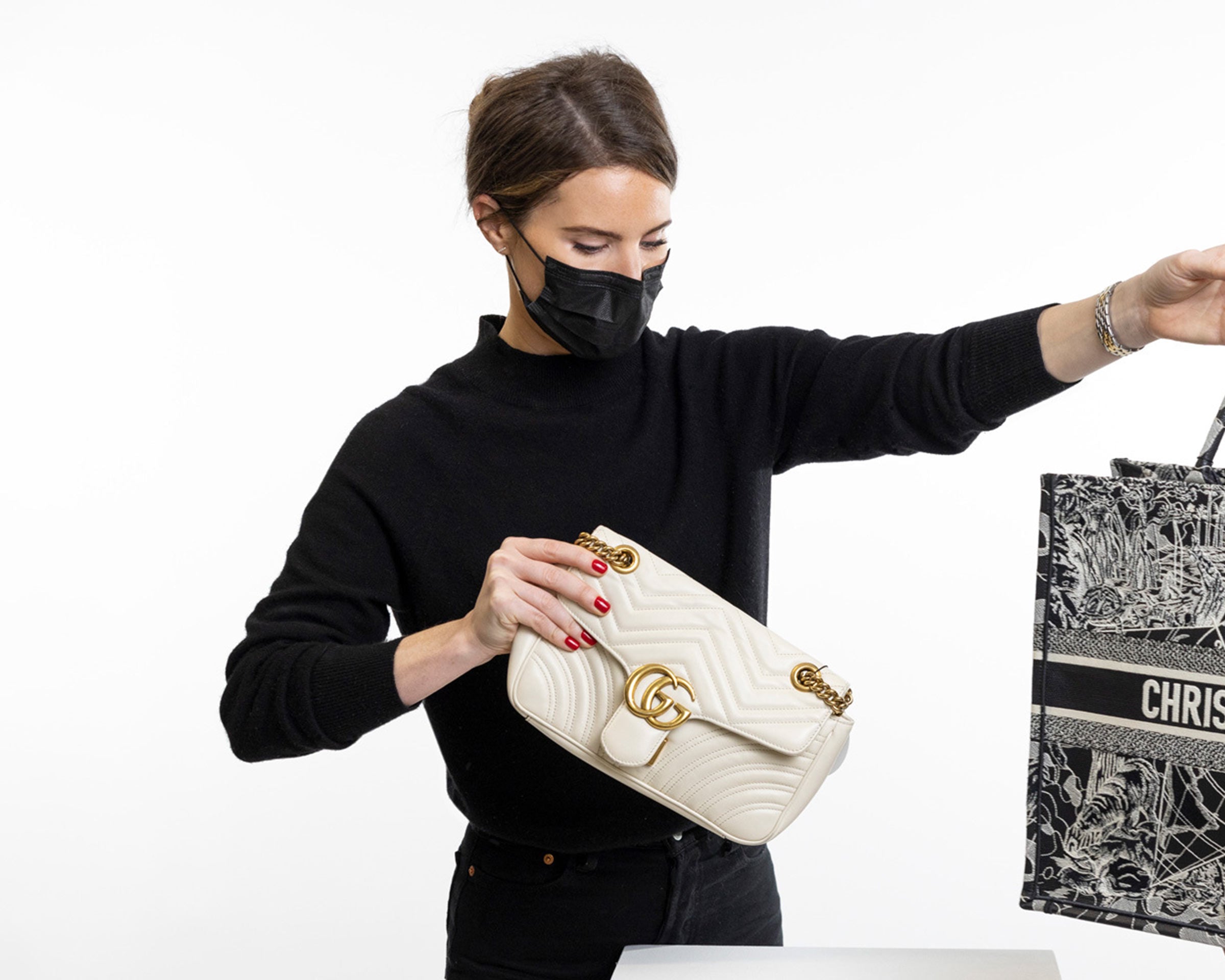 Meet Annie Grandon, our Art Director on set of FASHIONPHILE sustainability commercial