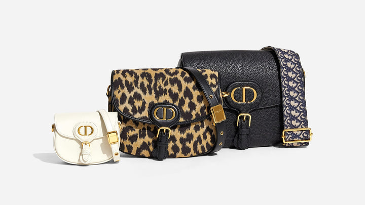 Christian Dior Bobby bag size comparisons from micro, medium to large by FASHIONPHILE