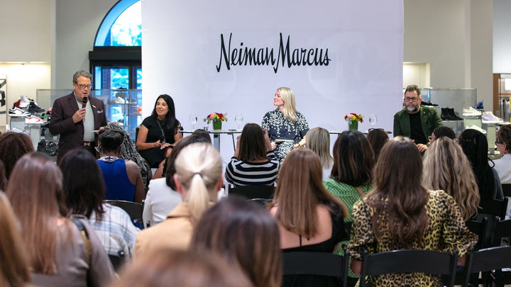 Nora Cummings, Head of Impact at Neiman Marcus Saint Louis store circularity event FASHIONPHILE