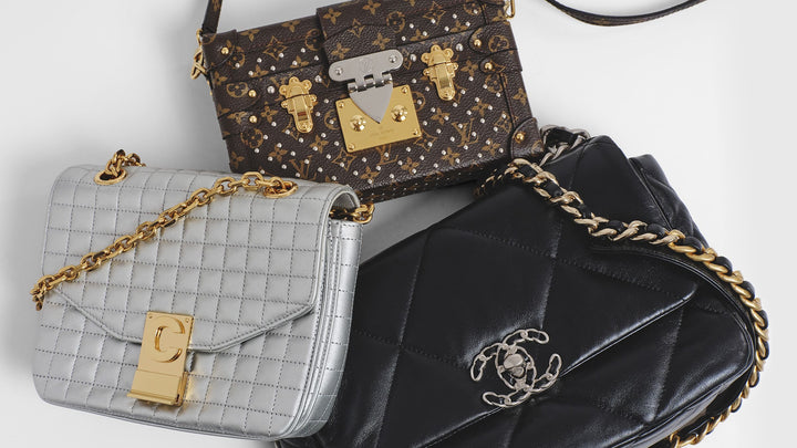 Two-toned metal handbag trend