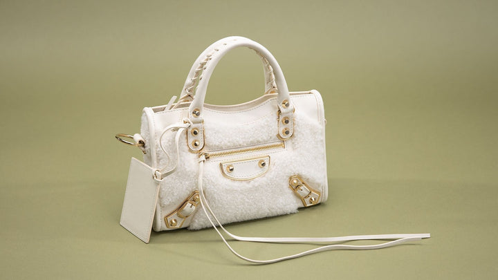 Shearling fur bags