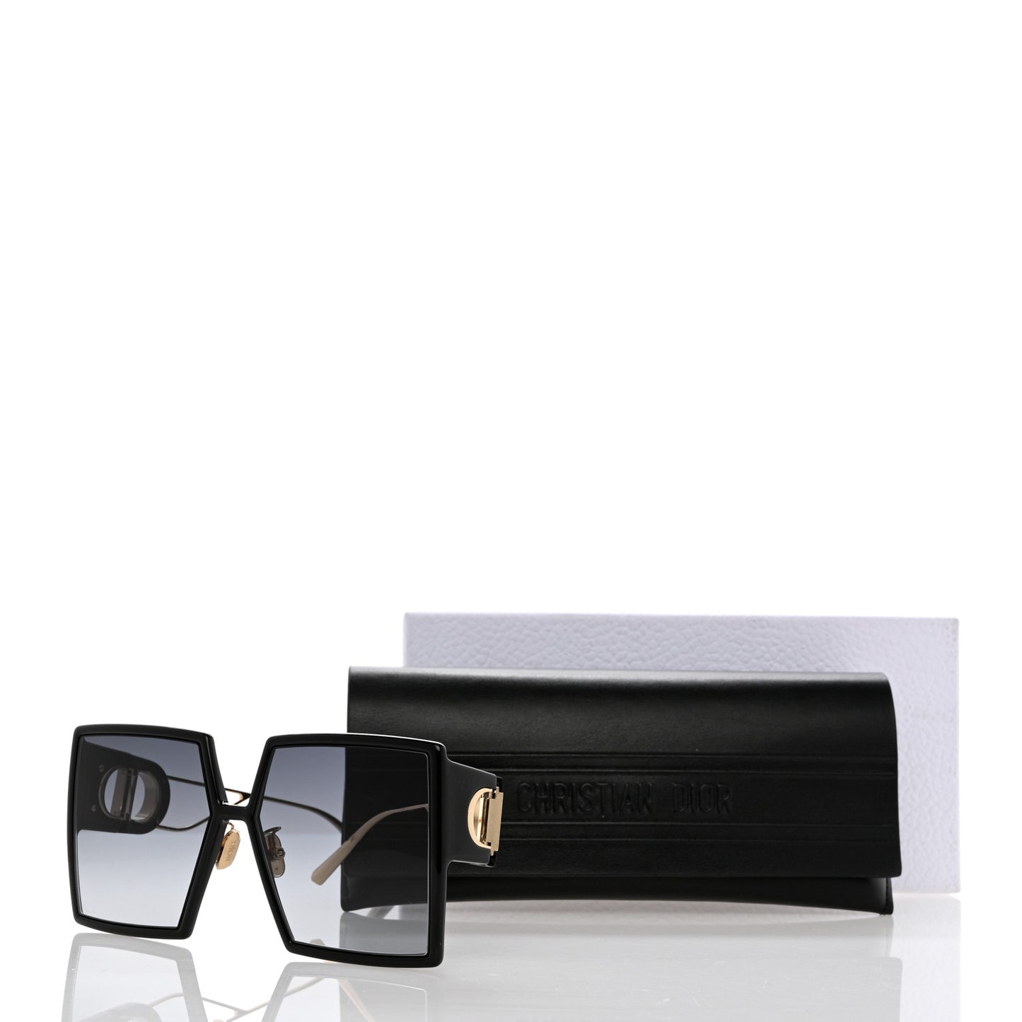 Square 30 Montaigne Sunglasses Black