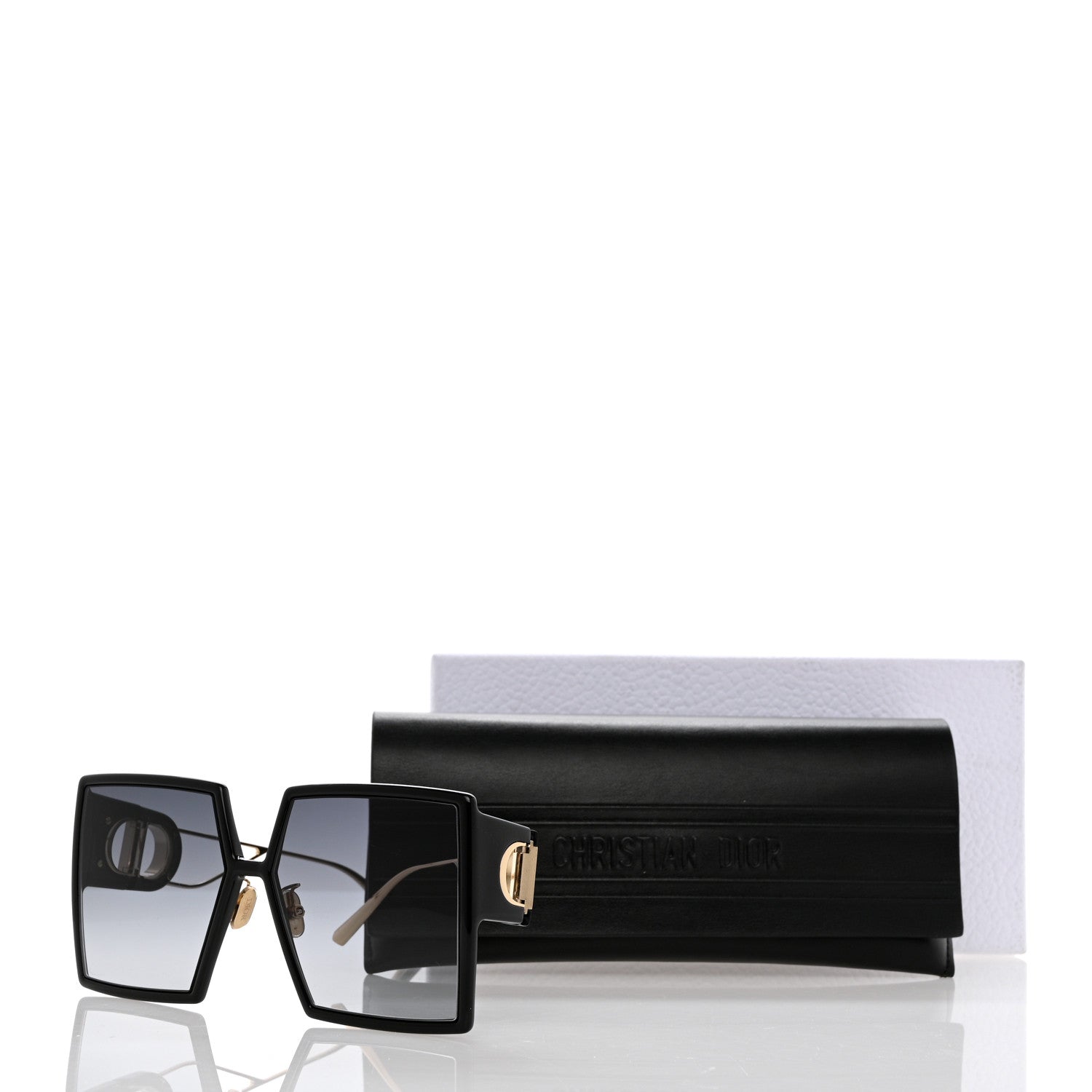 Christian Dior Square 30 Montaigne Sunglasses Black 8 of 8