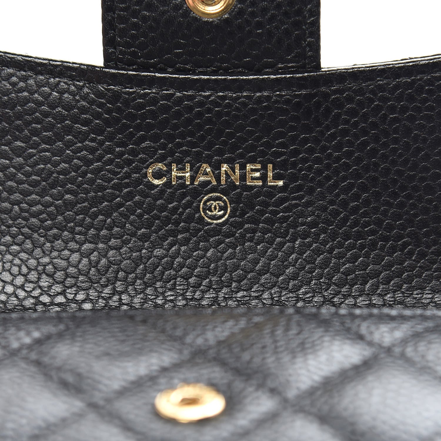 Chanel Caviar Quilted Flap Card Holder Black 6 of 9