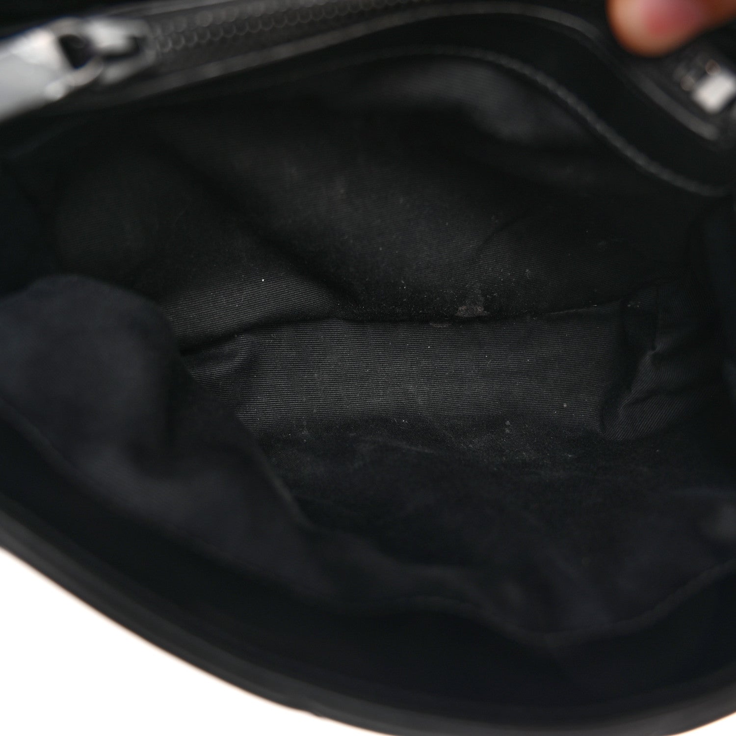 Saint Laurent Calfskin Y Quilted Monogram Monochrome Small Loulou Chain Satchel Black 11 of 13