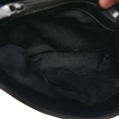 Saint Laurent Calfskin Y Quilted Monogram Monochrome Small Loulou Chain Satchel Black 11 of 13