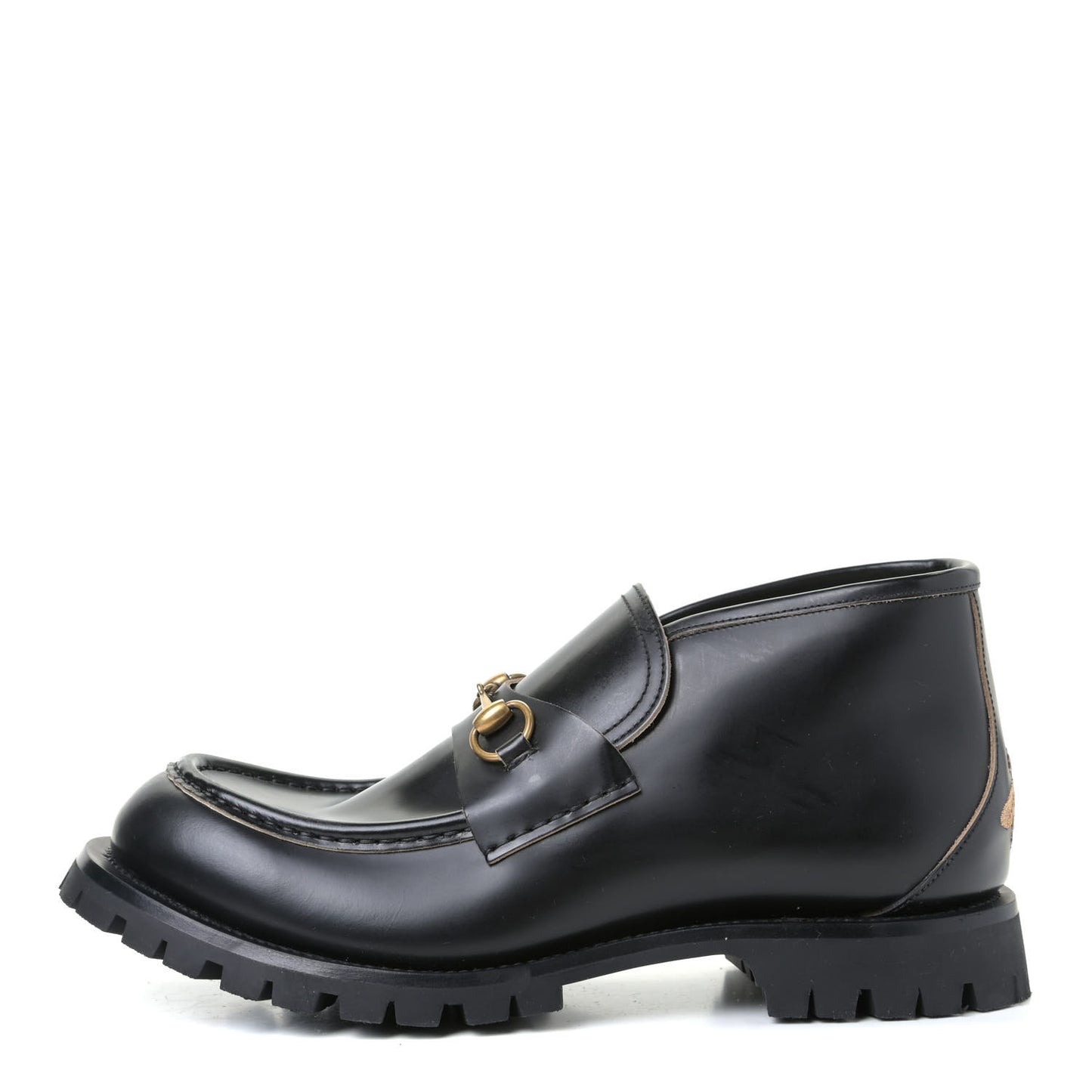 Cordovan Lux Mens Harald Horsebit Ankle Boots 12 Black