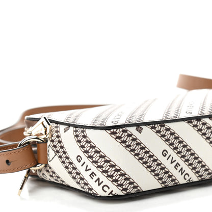 Givenchy Canvas Logo Striped Crossbody Bag Beige 4 of 9