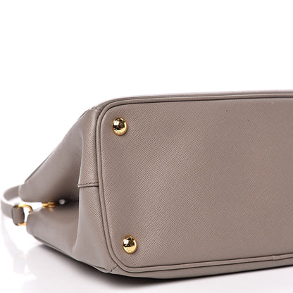 Prada Saffiano Small Galleria Double Zip Tote Argilla 8 of 17