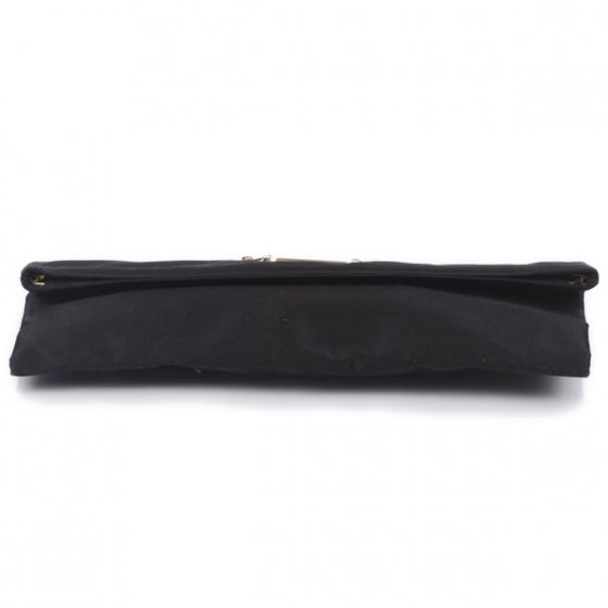 Satin Clutch Black