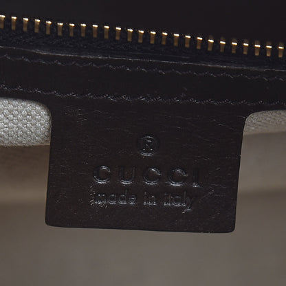 Gucci Monogram Vintage Web Medium Boston Dark Brown 6 of 13