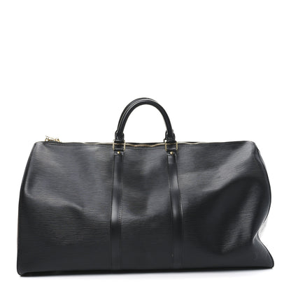 Louis Vuitton Epi Keepall 55 Black 1 of 9