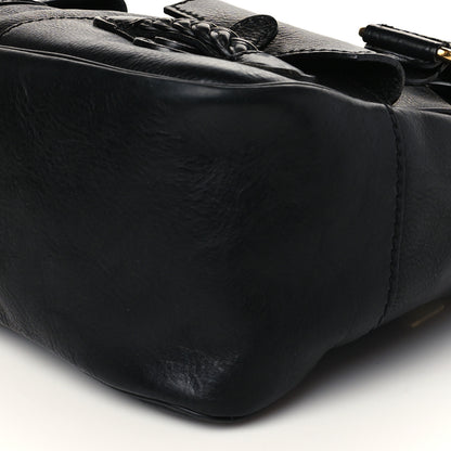 Valentino Garavani Calfskin Large Histoire Black 8 of 8