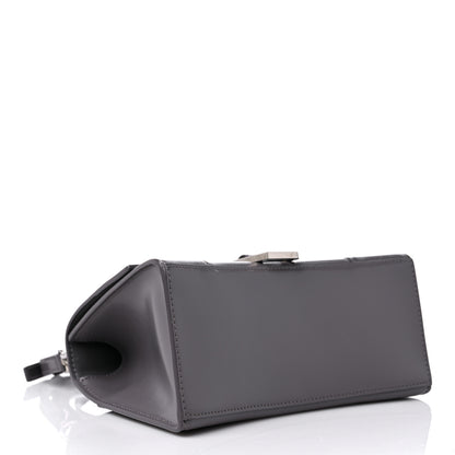Balenciaga Shiny Box Calfskin Small Hourglass Top Handle Bag Dark Grey 4 of 11