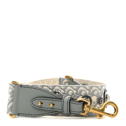 Christian Dior Oblique Studded Shoulder Strap Gris Multicolor 1 of 4