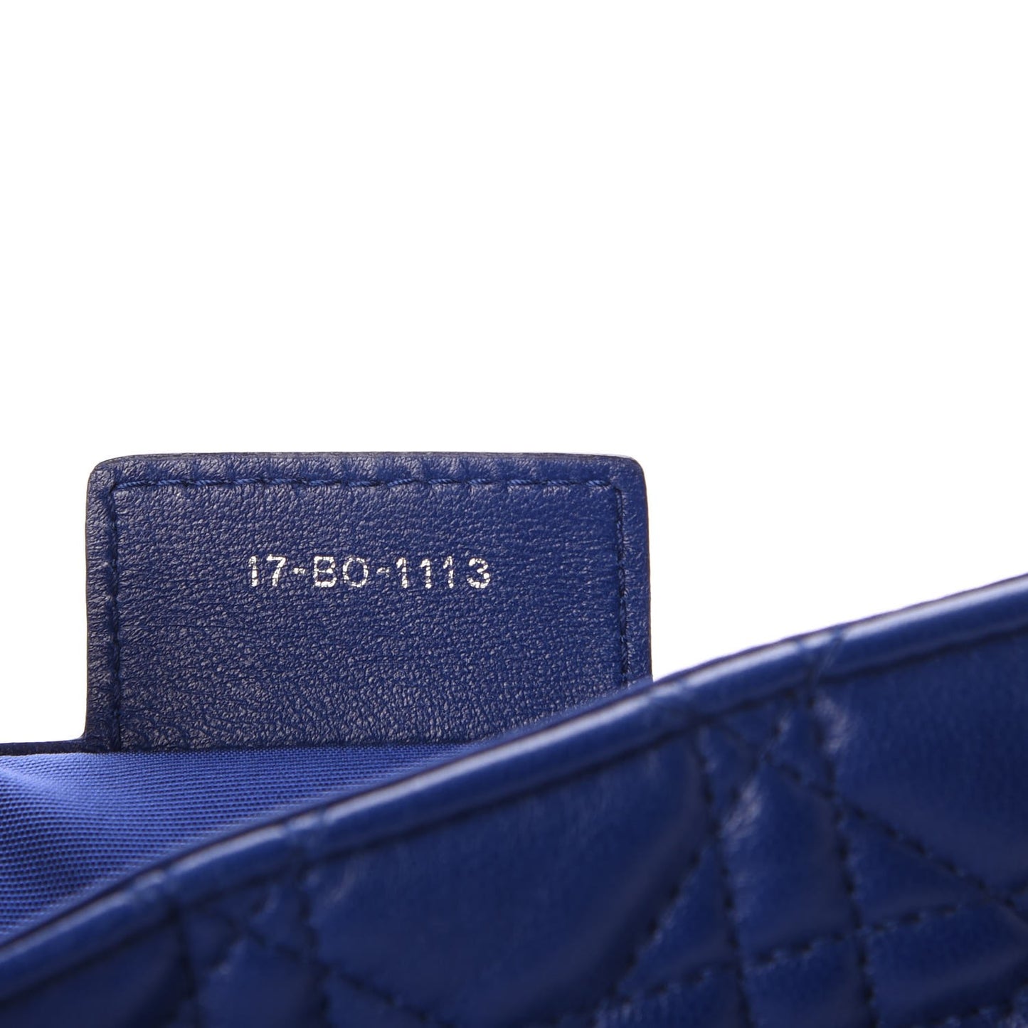 Lambskin Cannage Soft Flap Bag Blue