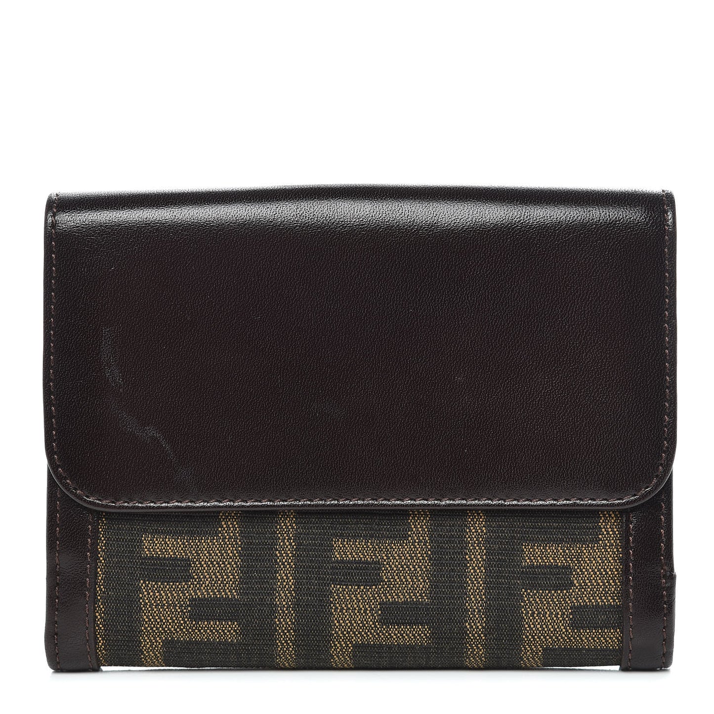 Zucca Compact Wallet Tobacco