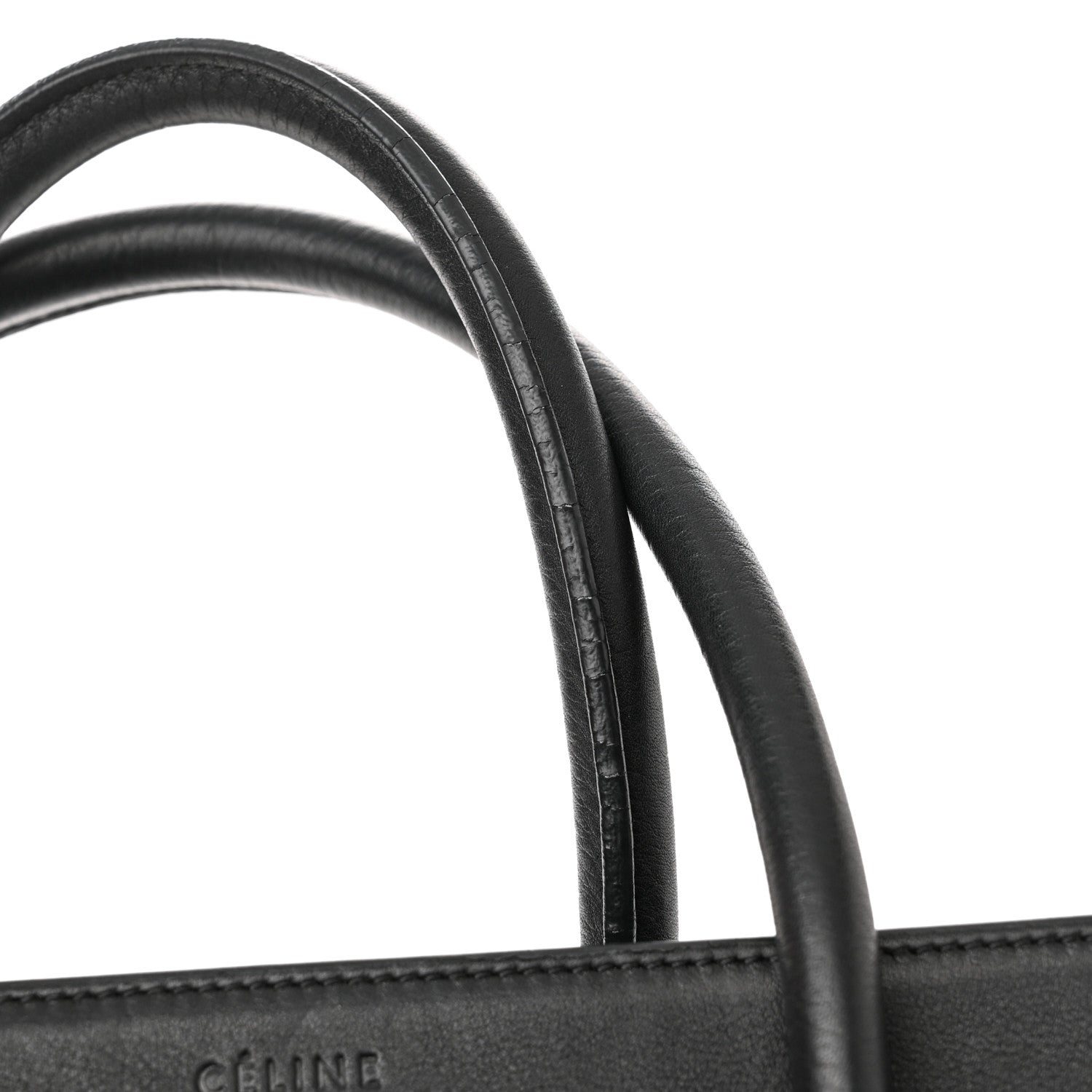 Celine Grained Calfskin Medium Phantom Luggage Black 14 of 14