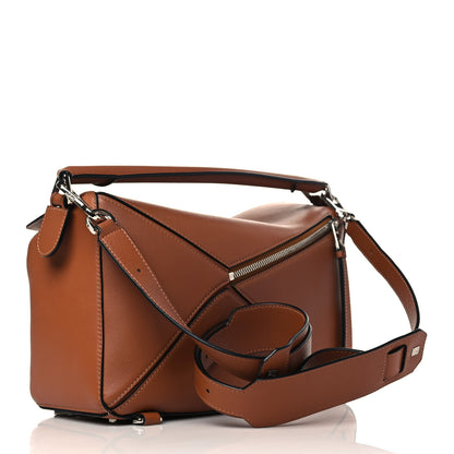 Loewe Calfskin Medium Puzzle Bag Tan 3 of 9