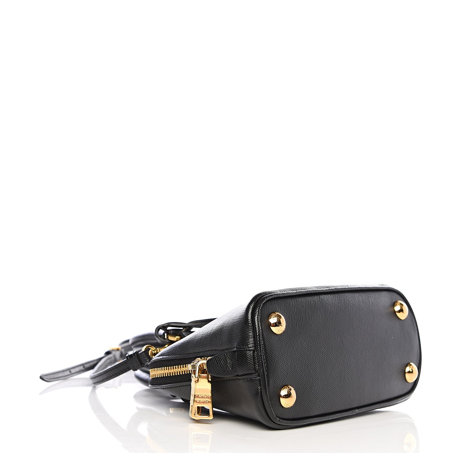 Saffiano Lux Mini Promenade Tote Black